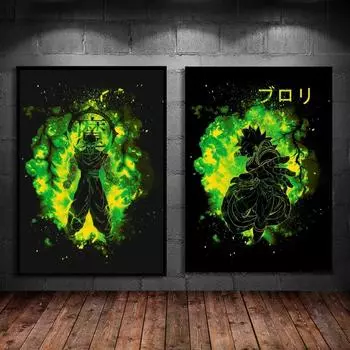 Печатные детские плакаты с куклами на холсте, украшения для стен дома, подарки друзьям, комиксы 21cm30cm NoFrame