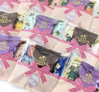 Печенье Godiva Brownie, японский чай, небольшой подарок, 6 пакетиков, индивидуально упакованная лента для вас, цветочный узор, белый день, подарок на выпускной, выход на пенсию