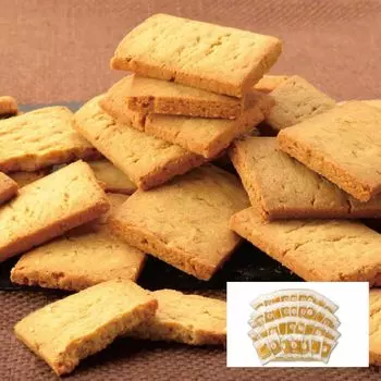 Печенье квадратное ячменное Окара 40 штук Настоящее диетическое простое Окара кунжутный чай хрустящие пищевые волокна в индивидуальной упаковке без глютена без пшеницы ячмень