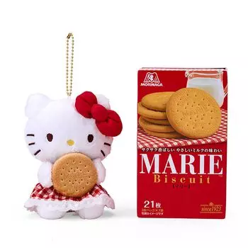 Печенье Sanrio Morinaga Biscuit Marie и талисман Hello Kitty Подарок ко Дню святого Валентина 478393
