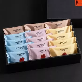 Печенье шоколадные конфеты в индивидуальной упаковке подарочные CoroCoro Waffle Pack 15 пакетиков RL