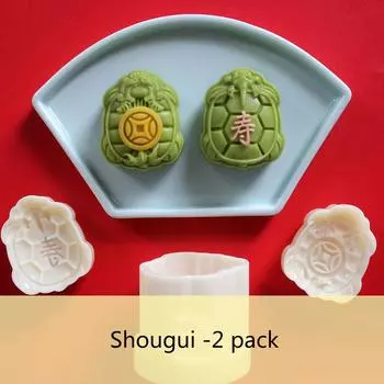 Печенье Штампы Формы для Лунных пряников Черепаха Ручной пресс для изготовления Лунных пряников Инструмент для самостоятельной выпечки на Праздник середины осени A