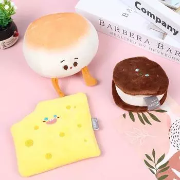 Печенье Скрытая еда Игрушка для домашних животных Собака Плюшевая скрипучая интерактивная игрушка Мягкая жевательная игрушка Реквизит для стрельбы Домашнее животное Подарок на день рождения Товары для домашних животных