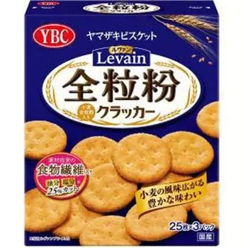 Печенье Yamazaki Biscuits Levain Цельнозерновые крекеры L 75 шт. x 5 шт. (YBC)