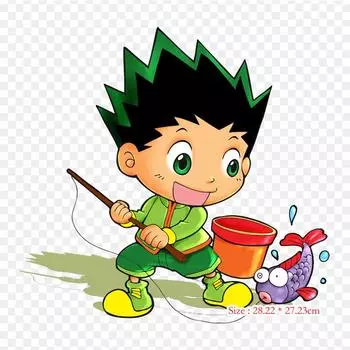 Pecheur Manga Gon Freecss Hisoka патч теплопередающая наклейка на одежду утюг переноса плавкая одежда термочувствительные нашивки топы