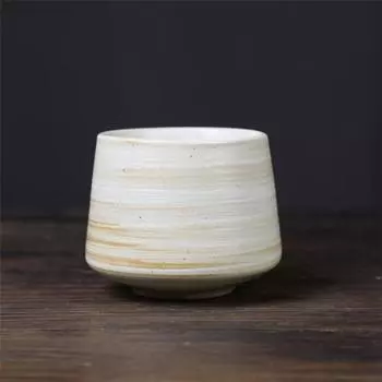 Печная чашка Ретро чайная чашка Керамическая личная чашка Грубая керамическая чайная чашка Креативная керамическая чашка Чашка для эспрессо