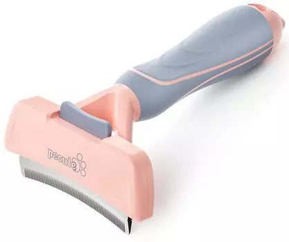 Pecute Cat Dog Curved Pet Hair Pill Removal Slicker Подходит для тела Для Маленькой Зеленой Ширины Кисти, Кисти, Кисти, Кисти, Удаление, Кисти, Кисти, Линии, Кошки, розовый