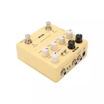 Педаль 3-полосного эквалайзера, акустический предусилитель, эффект реверберации, хоруса, ручка средних и высоких частот для басового аудиооборудования