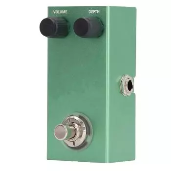 Педаль эффекта вибрато из алюминиевого сплава с компактной ручкой управления для электрогитары, педальная панель DC9V