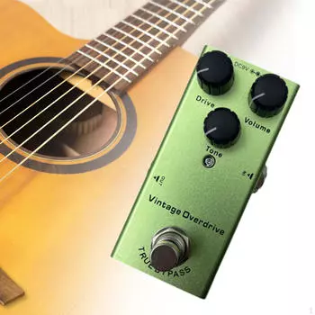 Педаль эффектов для электрогитары DC 9V True Bypass Effector для шоу ultimate drive