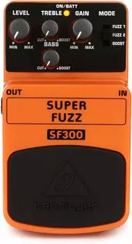 Педаль эффектов для гитары Behringer Super Fuzz SF300 SUPER FUZZ