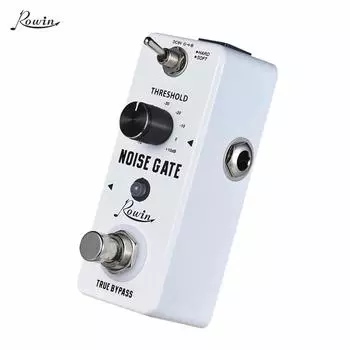 Педаль эффектов для гитары ROWIN Noise Gate, 2 режима шумоподавления с корпусом из алюминиевого сплава