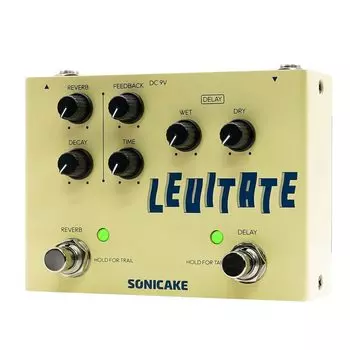 Педаль эффектов для гитары SONICAKE Delay & Reverb Levitate