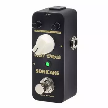 Педаль эффектов для гитары SONICAKE Fuzz True Bypass Fazy Cream