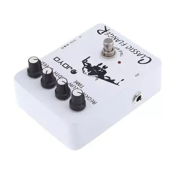 Педаль эффектов для классической гитары Joyo JF-07 Classic Flanger с дизайном True Bypass белый