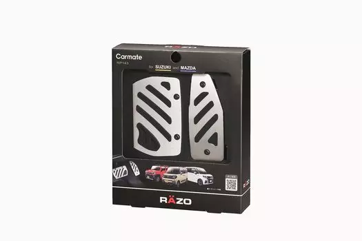 Педаль автомобиля CARMATE RAZO алюминиевая резиновая педаль компактная Suzuki Mazda RP143 и