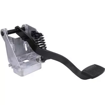 Педаль автомобиля в сборе из алюминиевого сплава, педали с левой стороны, совместимые с F-250 F-350 F-450 F-550 7.3L 1999-2003 YC3Z-7B633-BA серебряный