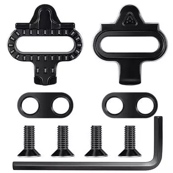 pedal Bike Parts Pedals Plate Clip Bicycle Pedal Cleat Road Pedal Cleats Bike Pedals Cleats чёрный