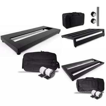 Педаль для гитары, блок питания из алюминиевого сплава с сумкой для переноски, большая портативная педаль для гитарных эффектов 10L