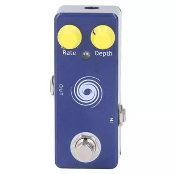 Педаль для гитары с несколькими эффектами, педаль эффектов для электрогитары из алюминиевого сплава для выступлений, постоянный ток 9 В 12 мА