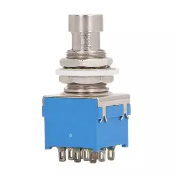 Педаль гитарных эффектов, ножной переключатель, 9-контактный, 3PDT, кнопка True Bypass, ножной переключатель гитарных эффектов Stomp B