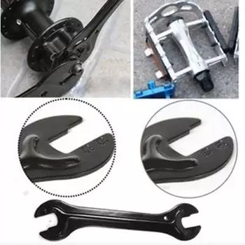 Pedal Hex Bicycle Combination Cycling Hub Cone Spanner Wheel Head Open End Wrench Bike Repair Tool чёрный