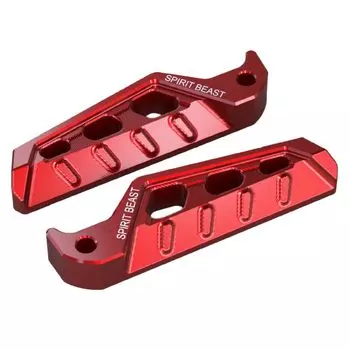 Педаль KeiSquare Tandem Step Aluminum для транспортных средств YAMAHA, алюминиевая Tandem Step Tandem NMAX125 NMAX155 XMAX и другие (красный) красный