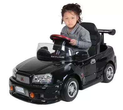 Педальный автомобиль Mizutani Skyline R34 черный GT-R R34-N чёрный