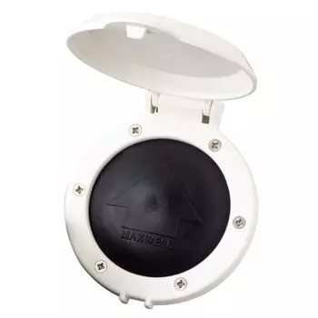 Педальный переключатель Maxwell Windlass, закрытый, все вольты. белый