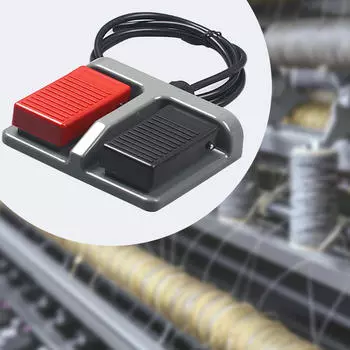 Педальный переключатель Mdfs65 Педальный переключатель с высокой термостойкостью, двухпозиционный тумблер Infinity Double Pedal для