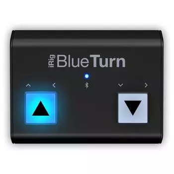 Педаль-переключатель IK Multimedia iRig BlueTurn Bluetooth IKM-OT-000057c чёрный