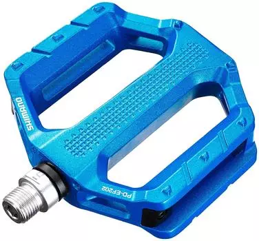 Педаль SHIMANO синяя EPDEF202B (Плоский) PD-EF202 синий