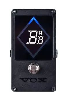 Педаль-тюнер VOX Strobe с точностью настройки в центах Видимый дисплей VXT-1 ±0,02 сверхвысокий