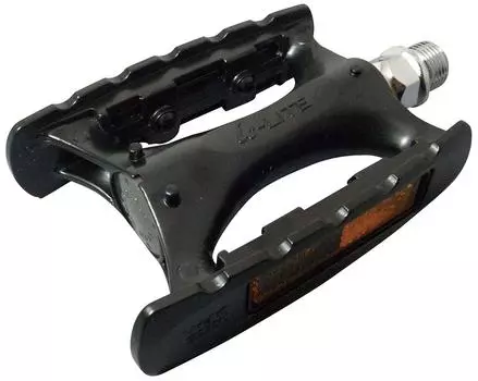 Педаль велосипедная Mikashima черная (МКС) IC-LITE (Ледяной свет)