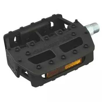 Педаль велосипедная Mikashima дюймовая, черная (МКС) ГРАФИГТ-XX (Графит-XX) 1/2