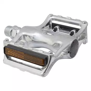 Педаль велосипедная MKS Seahorse Silver (Микашима Сейсакусё) (морской конек) серебряный