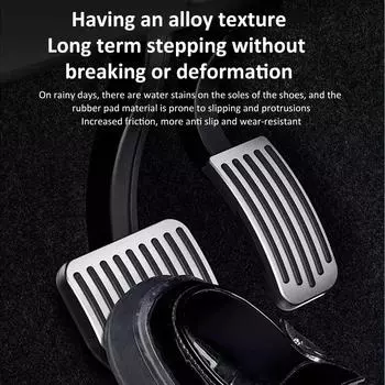 Педали для автомобиля Suzuki Vitara LY Escudo 2015~2024, накладки из нержавеющей стали, топливный тормоз, нескользящие, без сверления, автомобильные чехлы из сплава