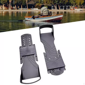 Педали для гребного тренажера сменные для тренера 1 пара противоскользящие черные аксессуары для фитнес-оборудования для ног