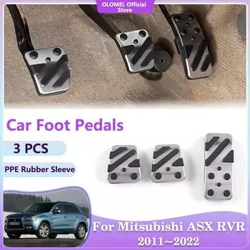 Педали для Mitsubishi ASX GA RVR Outlander Sport Peugeot 4008 Citroen C4 Aircross 2011~2024 Car Rest Brake Accelerator Tray