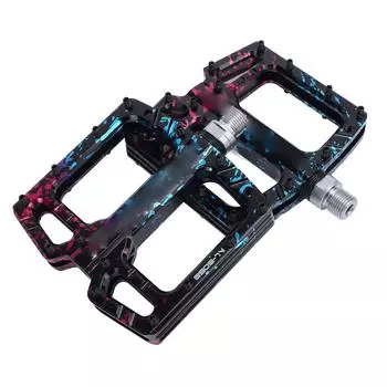 Педали для велосипеда, высокопрочные, увеличенные, нескользящие, водонепроницаемые, алюминиевые, сплавные, педали для горного велосипеда камуфляжный