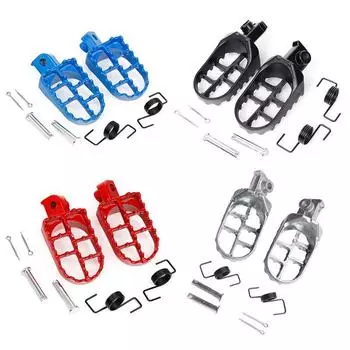 Педали и подножки для внедорожного мотоцикла Yamaha PW50/80 TW200 CRF/XR синий