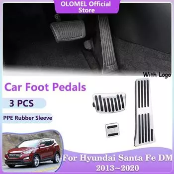 Педали тормоза автомобиля для Hyundai Santa Fe Sport DM 2013~2020 Maxcruz XL без сверления педаль акселератора детали интерьера аксессуары