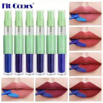 Peel-Off Lip Stain - 6-цветный спрей-тинт для губ, матовый и стойкий, водостойкий, не размазывается, с антипригарным покрытием, отрывной блеск для губ, легкая помада,