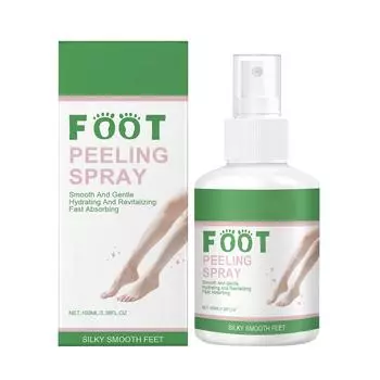 Peele Instant Foot Peeling Spray, Foot Peeling Spray, Instantly Remove Dead Skin, Hydrate & Nourish, Exfoliate Dry, Rough Skin (100ml) One Size белый