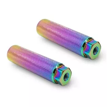 Пеги для BMX Алюминий Цинк Цинковый сплав Ось 3/8 Велосипедные педали Подножка рычаг Пеги для велосипеда Велосипедные трюковые пеги colorful