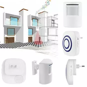 Peigu Advanced 3-в-1 индукционный дверной звонок с функцией сигнализации датчика движения