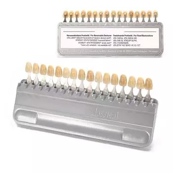 Peigu Dentist Стоматологические материалы Оборудование для отбеливания зубов Фарфор 16 Цветов Руководство по оттенкам