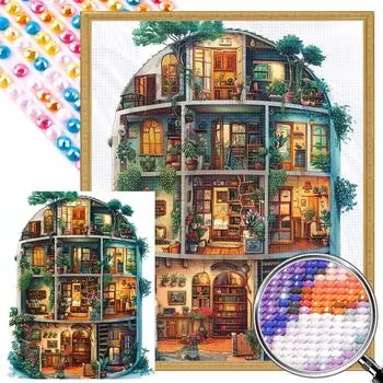 # Peinture diamant 5D faire soi-mme, perceuse ronde complte, partielle AB, K