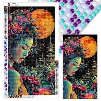 # Peinture Diamant 5D faire soi-mme, perceuse ronde complte, Kit de fille, d