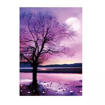 Пейзаж Алмазная мозаика Вышивка крестом Картина 5D Алмазная картина Все горный хрусталь Картина Украшение дома 30X40cm